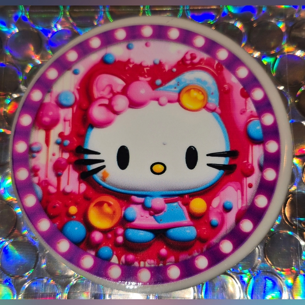 Hello Kitty Custom Christmas Ornament with Real Pearl #1046